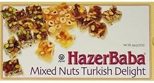 Hazerbaba Mixed Nuts Turkish Delight, 454g