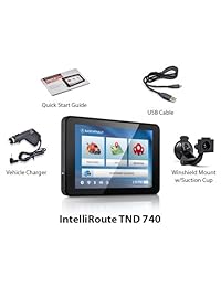 Rand McNally TND 740 IntelliRoute Truck Navigation GPS with 7" HD Vibrant Display