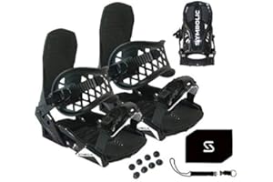 Symbolic 2025 Quick-Ratchit Snowboard Bindings & Stomp Pad & Leash & Disc's & Screws Sizes XS S M L XL Men Women Kids
