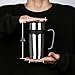 Travel Coffee Cup - Onebttl Woda 20 oz Insulated Tumbler, Stainless Steel Double Wall Vacuum Travel Mug + Easy-to-Grip Handle + Flip Top Spill proof Lid + Straw