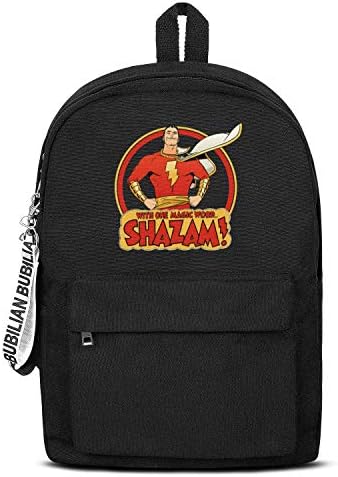 Canvas School Backpack Classic Wide Opening Student Laptop Bag