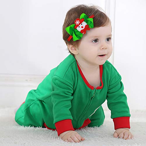 image for NinkyNonk Baby Girls Christmas Headbands Headdress Bowknot Hairbands C