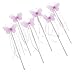 6 Pink Fairy Butterfly Wands Costume Dress Up Party Packages for Girls Toddlers and Kids