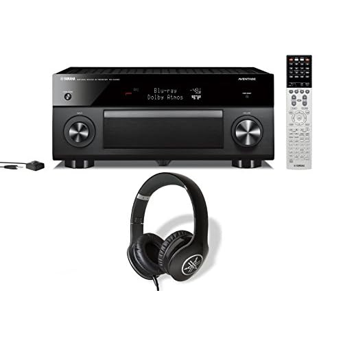 Yamaha RX-A2060 9.2 Channel Network AV Receiver and Yamaha PRO-300 Headphones (Black) Bundle