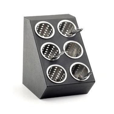 Cal-Mil 2049 6-Cylinder Classic Cylinder Display Only - Black, Each