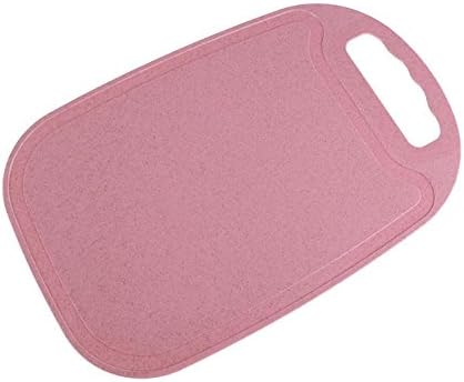 Cutting Board Kitchen Chopping Block for Meat Vegetables Fish Cooked Food Safe Stylish Color (Nordic Pink)