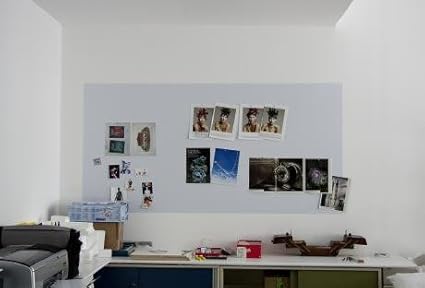 KaRoFoilFIX© selbstklebend & magnetisch l Weisswandtafel l weiß l 300x100cm inkl. Stift