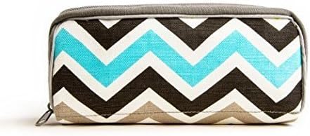 Stylish Essential Oil Travel Bag - Holds 10 5ml-15ml Vials - Perfect Essential Oils Case for Travel - Fits Easily in a Purse or Makeup Bag by Aroma Designs