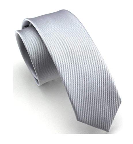 Tall Men Boy Light Grey Neckties For Men Suit Fitness Dating Silk Tie Gift Ideal