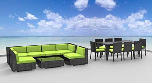 Urban Furnishing.net - 16 Piece Outdoor Dining and Sofa Sectional Patio Furniture Set
