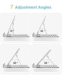 KTRIO Acrylic Tablet Stand for Desk Adjustable