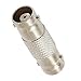 wsdcam 10 Pack BNC Connectors - BNC Female to Female Coupler Jack Straight Convert Connector BNC Adapter for CCTV Security Camera