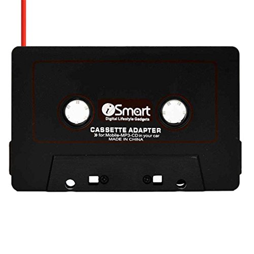Egal Universal Car IC800 Cassette Tape Stereo Adapter Tape Converter for iPod for iPhone MP3 MP4 Cable CD Player black