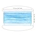 100 Pack Disposable Head Hanging Loops Masks, Double Head Loops 3 Ply Surgical Face Masks, Dust Filtration Protection Masks(Blue)