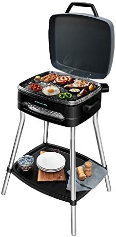 Cecotec Barbecue électrique PerfectCountry BBQ. avec Pieds, Couvercle et Plateau inférieur, Revêtement Rockstone, Plateau ramasse-Graisse, Surface 43 x 38cm, Température réglable, 2000 W - Mes Grillades Cecotec Barbecue électrique PerfectCountry BBQ. avec Pieds, Couvercle et Plateau inférieur, Revêtement Rockstone, Plateau ramasse-Graisse, Surface 43 x 38cm, Température réglable, 2000 W