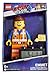 ClicTime 9003967 Emmet Kids Minifigure Light Up Alarm Colour | Plastic | 9.5 inches Tall | LCD Display | boy Girl | Official Lego Movie 2 Clock