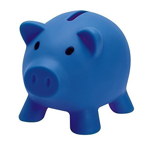 eBuyGB Piggy Bank/Money Box for Saving Coins and Cash Plastic Novelty