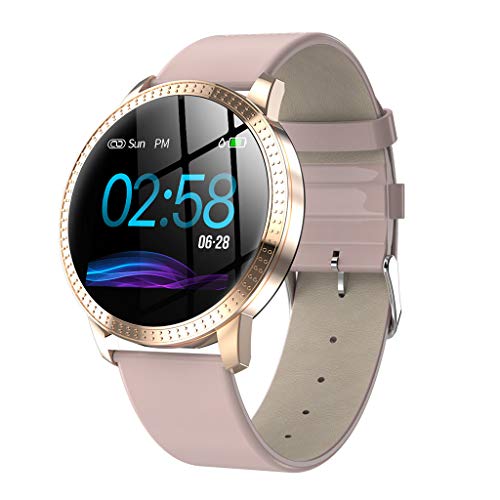 Igemy Sport Tracker, 2019 Smart Watch Fitness Aktivität Herzfrequenz Tracker Blutdruckuhr IP67 (Rosa)