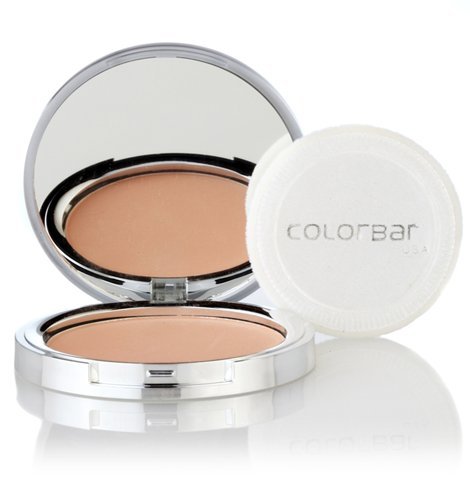 Colorbar Perfect Match Compact - Pressed Powder Foundation with Hyaluronic Acid and Vitamin E - Light to Medium Coverage - 002 Nude Beige - 0.3 oz