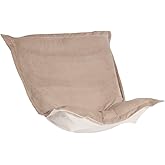 Howard Elliott Collection Puff Chair Cushion With Cover, Butterfly Sling Chair Replacement Cushion with 100% Sunbrella Acryli