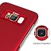 TORRAS Slim Fit Galaxy S8 Case Hard Plastic PC Ultra Thin S8 Mobile Phone Cover Case with Matte Finish Coating Grip Compatible with Samsung Galaxy S8,Red