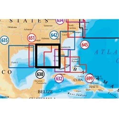 NAVIONICS NAV-MSD/630P+ / Platinum SD 630 East Gulf