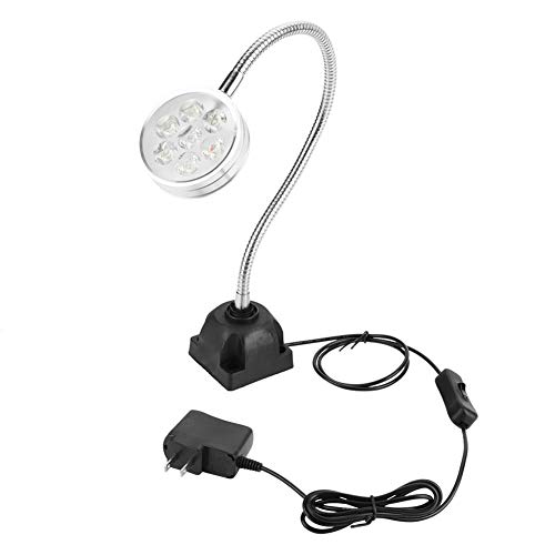 LED Sewing Machine Light Flexible Sewing Machines Working Lamp CNC Lathe Long Arm Hose Magnetic Machine Light Gooseneck Lamp 360 Degree Rotating Hose (#06)