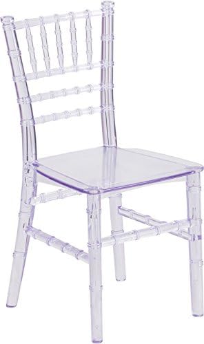 10 Pack Chrystal Clear Kid's Size Resin Stacking Chiavari Chair - Commercial Quality Kid's Chair