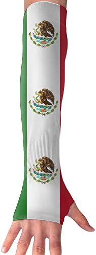 Mexico Flag UV Protection Arm Sleeves Athletic Hand Cover Sun Block