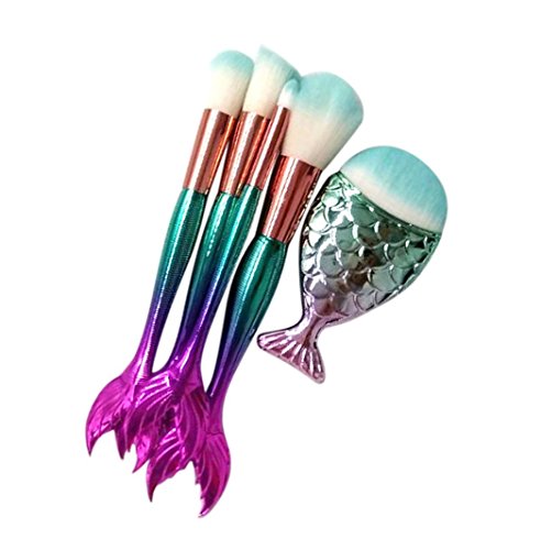 VIASA 5PCS Make Up Foundation Eyebrow Eyeliner Blush Cosmetic Concealer Brushes Eye Face Liquid Powder Cream Cosmetics tools