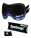 EyeSnug PACK OF 2 Contoured Sleep Mask – Luxury Eye Masks with Comfortable Ear Plugs and Carry Pouch - Best Luxury 3D Sleep Mask for Travel and Home!