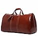 Leathario Travel Duffel Bag Genuine Leather Overnight Weekender Bag for men Luggage Carryon Hand Bag