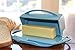 Butterie Flip Top Butter Dish For Countertop or Refrigerator, BPA Free, Blue