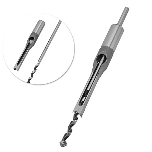 Square Hole Drill Bit, 1pc 10mm/16mm Square Hole Mortiser Drill Bit DIY Woodworking Tools(10mm) - Thumbnail 2