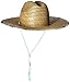 Roxy Women's Tomboy Printed Straw Sun Protection Hat, Marshmallow Cariban Flowers, M/L