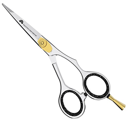 Equinox Professional Razor Edge Hair Cutting Scissors/Shears - (6.5") Finger Inserts and Adjustment Tension Screw, 100% Stainless Steel, Great For Salons, Barber-Shops, and Hair Enthusiasts