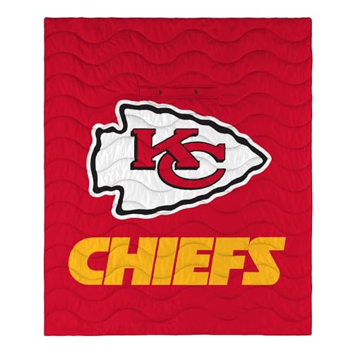 FOCO NFL Exclusive Wearable Outdoor Wordmark Big Logo Blanket… at Amazon