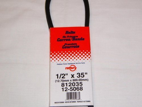 1/2 X 35 Premium Belt. Replacement Belt for MTD 954-0101A, 754-0101A, 954-0101, 954-0101; Murray 581264, 581264MA; Ariens 72076, 07207600, 72156, 07215600; & More. by Rotary