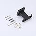 KES Double Towel Hook for Bathroom Robe Hook in Shower Hook SUS 304 Stainless Steel Modern Square Style Wall Mount Matt Black, A2461-BK