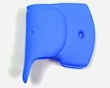 Baby Bath Spout Cover Indigo Blue | Child Bathroom Safety Faucet Cover 4 mom's | Infant and Toddlers Elephant shape Bathtub Cover Bath Toys for Kids | Silicone Mildew Free