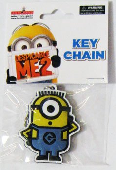 Despicable Me 2 Minion Tom PVC Keychain