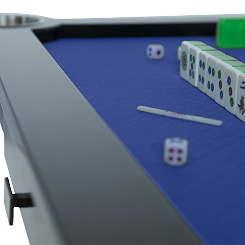 BBO Poker Levity Game and Poker Table for 4 Players, 43Inch Square