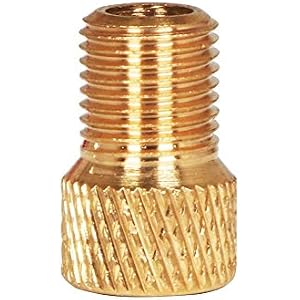 Brass Pump Adaptor Presta Valves Converter Schrader Valves Adapter --- Great for Bike Bicycle