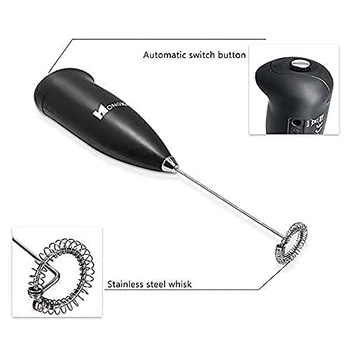 Hongxin Milk Frother Handheld Battery Operated Electric Foam Maker Hand