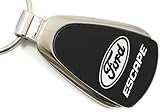 Ford Escape Black Teardrop Key Fob Authentic Logo Key Chain Key Ring Keychain Lanyard
