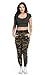 Zipper Detail Drawstring Camouflage Jogger Pants, Zip Camo Jogger, Small / Medium