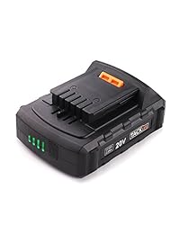 TACKLIFE 20V MAX 2000mAh Batería de iones de litio inalámbrico para PCD04B, PCD04C y PCD06B, indicador LED incluido, PPK02B