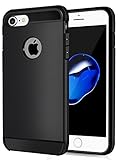 iPhone 7 Case, OULUOQI Heavy Duty Slim Dual Layer Protection Defense Shield Cover for Apple iPhone 7 4.7 inch Black