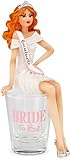 Hiccup Bride to Be 2-1/2-Inch Girl in Shot Glass, 5-3/4-Inch Tall with Figurine