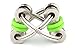 Tom's Fidgets Original Flippy Chain Fidget Toy - Perfect for ADHD, Anxiety, and Autism - Bike Chain Fidget Stress Reducer for Adults and Kids (1, Green)